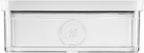 ZWILLING FRESH & SAVE CUBE Box, size L, modular & stackable container, airtight & vacuumable storage, dishwasher friendly, transparent - size: L