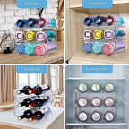 spospo Water Bottle Organizer for Cabinet, 3 Pack Water Bottle Organization and Storage Shelf, Plastic Water Bottle Holder Rack for Fridge, Kitchen, Desktop - size: 3 Pack