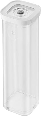 ZWILLING FRESH & SAVE CUBE Box, size 4S, modular & stackable container, airtight & vacuumable storage, dishwasher friendly, transparent - size: 4S