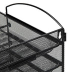 Mind Reader 4-Tier Paper Tray, File Storage, Desktop Organizer, Wall Mountable, File Organization, Metal Mesh, Black - style: 4-Tier