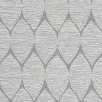 Kinfine K6384Np-F2244 Geometric Patterned Fabric Upholstered Wooden Bench with Hinged Storage, Large, Gray and Brown - color: Gray and Brown