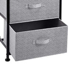 Amazon Basics Fabric 4-Drawer Storage Organizer Unit for Bedroom Closet, Black - color: Black