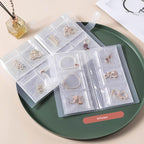 84 Pockets Storage Roll with 20 Small Bags, PVC Waterproof Foldable Travel Jewelry Case Organizer Display