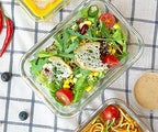 MCIRCO 8-Pack 30 oz Glass Meal Prep Containers - Airtight Glass Lunch Containers with Lids, Microwave, Oven, Freezer & Dishwasher Safe, Green - color: Green