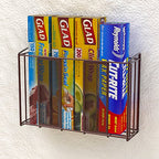 Simple Houseware Over Cabinet Door Organizer, Mesh Bronze - color: Brown