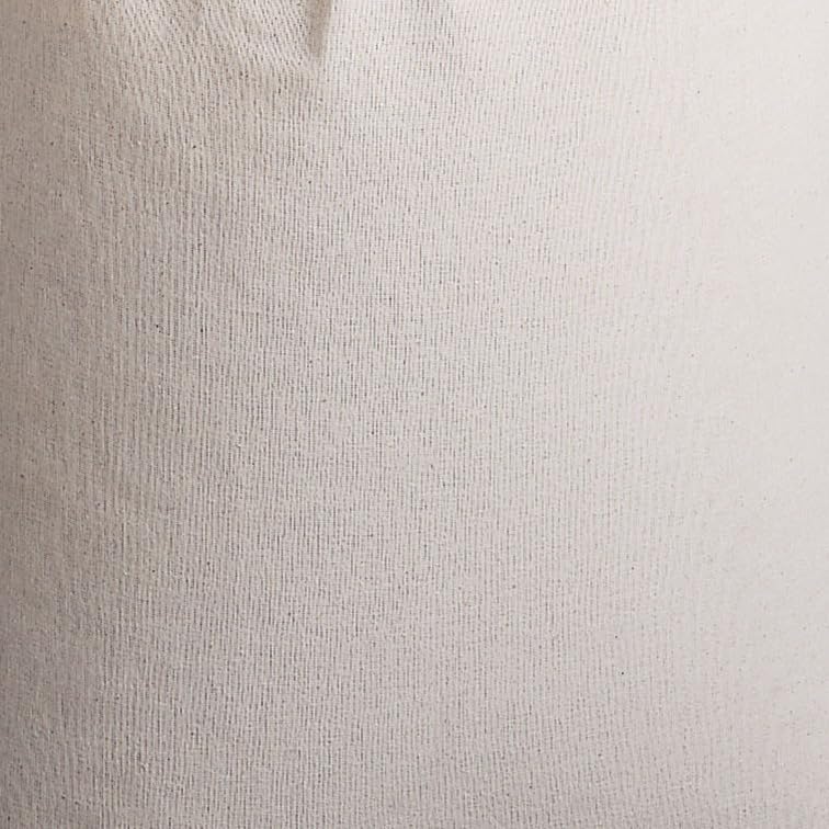 Household Essentials Cotton Laundry Bag, Large, 100% Cotton, Drawstring Top with Cord Lock, Machine Washable, 3 to 4 Load Capacity, Versatile and Compact, Breathable, Foldable, Natural - style: Beige