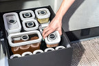 ZWILLING FRESH & SAVE CUBE Box, size 3M, modular & stackable container, airtight & vacuumable storage, dishwasher friendly, transparent - size: 3M