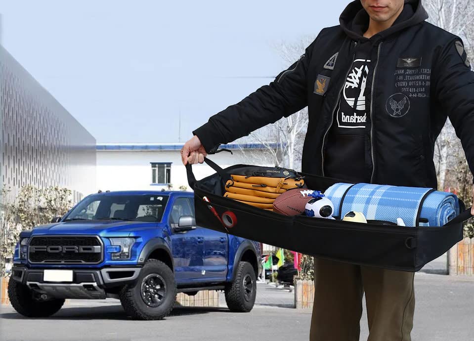 GEEDAR Under Seat Storage Truck Tool Box Organizer for Truck Underseat Storage Ford F150 F250 F350 Chevy Silverado Accessories (3 compartment) - size: for Truck 3 Seats