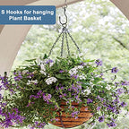 Unique Twist Design Bag Hanger Purse Hooks - 5 Inch Large Size Closet Rod Hooks for Hanging Bags, Purses, Handbags, Belts, Scarves, Hats, Clothes, Pans and Pots (12 Pack) - color: 12 Pack Platinum