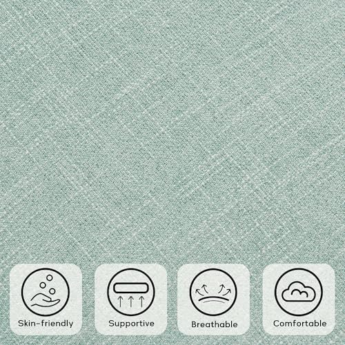 Zihanhome Entryway Shoe Bench with Cushion, End of Bed Bench,Upholstered Bench for Kitchen, Bench with Solid Wood Shelf, Fabric Ottoman Bench for Hallway, Living Room (Teal) - color: Teal