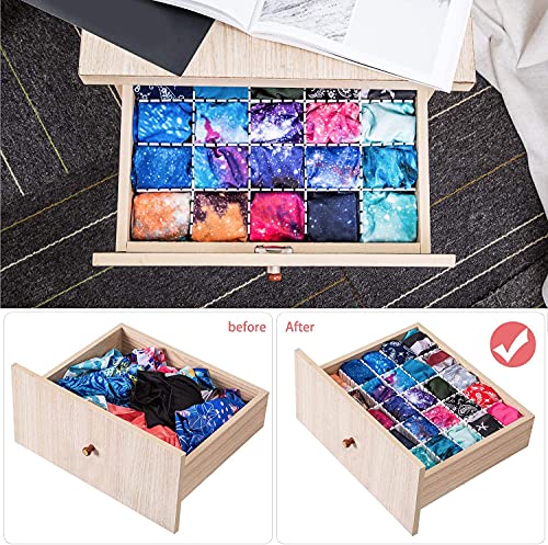 40Pcs Drawer Dividers, Adjustable Drawer Organizer for Socks, Underwear, Makeup, Can Help Tidy Kitchen, Bedroom, Dresser White - color: White, size: 40Pcs