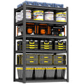Heavy Duty Garage Shelving, 6-Tier Metal Storage Shelves, 3600LBS, 82" H Adjustable Industrial Rack, Steel Utility Shelf Unit for Warehouse, Garage, Basement, Kitchen, 36" W x 16" D x 82" H - size: 36"W x 16"D x 82"H
