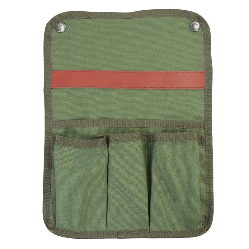 Buyter Armrest Pouch, Chair Side Pocket Organizer, Beach Chairs Side Storage Bags, Including 1 Large Pocket, 3 Small Pockets, for Recliner Couch Sofa (Green) - color: Green