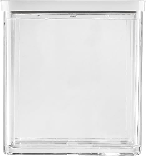 ZWILLING FRESH & SAVE CUBE Box, size 3M, modular & stackable container, airtight & vacuumable storage, dishwasher friendly, transparent - size: 3M