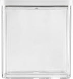 ZWILLING FRESH & SAVE CUBE Box, size 3M, modular & stackable container, airtight & vacuumable storage, dishwasher friendly, transparent - size: 3M