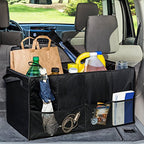 Honey-Can-Do SFT-01166 Soft Storage Chest, Black Folding Car Trunk Organizer (Pack of 6) - size: 25.5"L (Pack of 6)