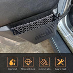 MAIKER Metal Rear Door Storage Box, Door Side Insert Organizer Box Pockets for 2007-2018 Jeep Wrangler JK 4 Door 2pcs(Black) - size: JK/JKU Rear