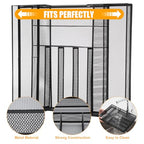 1 Pcs Utensil Drawer Silverware Organizer, Metal Mesh Expandable 13" ~24" Kitchen Drawer Organizer, 7-9 Slots Cutlery Tray Dividers for Kitchen Flatware Christmas Housewarming Gift (Black) - color: Black