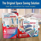 Spacesaver Variety Vacuum Storage Bags for Comforters, Blankets & Clothes – Sealed Compression Bags with Hand Pump – Space Saver Bags for Bedding,Travel & Organization - 3S, 3M, 3L & 3XL - Pack of 12