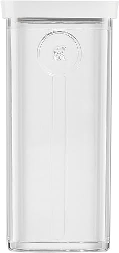 ZWILLING FRESH & SAVE CUBE Box, size 3S, modular & stackable container, airtight & vacuumable storage, dishwasher friendly, transparent - size: 3S