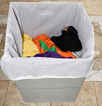 Extra Large Laundry Hamper with Laundry Bag, Foldable Clothes Basket with Metal Handles & Moisture-Resistant Base, Premium Durable Fabric for Bathroom, Dorm, and Family (Gray) - color: Gray