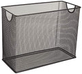 U Brands Desktop Hanging File Organizer, Black Mesh Metal, Letter Size, Steel Wire Document & Folder Organizer for Office Desk, Home, Classroom - size: Letter