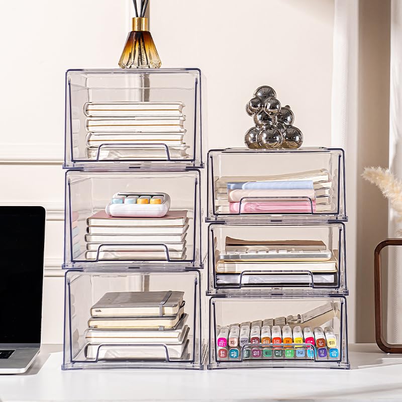 clear Drawer-Type Plastic Storage Box Bins Organizer，Family First Aid Kits Medicine cabinet Box Organizer,Closet ，Shelf，Ointments, Adhesive Bandages，Cosmetics,Office Items (clear, 2L Extra Large) - size: 2XL