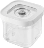 ZWILLING FRESH & SAVE CUBE Box, size S, modular & stackable container, airtight & vacuumable storage, dishwasher friendly, transparent - size: Small