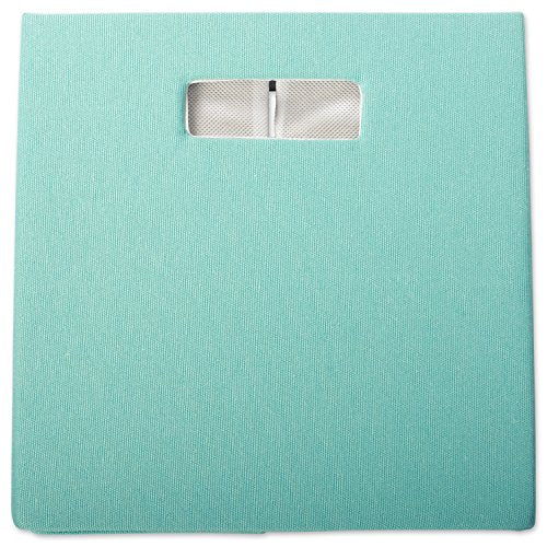 DII Poly-Cube Storage Collection Hard Sided, Collapsible Solid, Large, Aqua - color: Aqua, size: Large Square, 13x13x13"