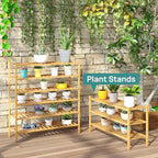 viewcare 3-Tier Long Shoe Rack, Bamboo Wood Shoe Rack for Closet, Entryway & Hallway, Stackable | Beautiful | Functional | Sturdy - color: Natural Bamboo, size: 3-Tier Long
