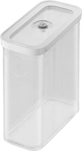 ZWILLING FRESH & SAVE CUBE Box, size 3M, modular & stackable container, airtight & vacuumable storage, dishwasher friendly, transparent - size: 3M