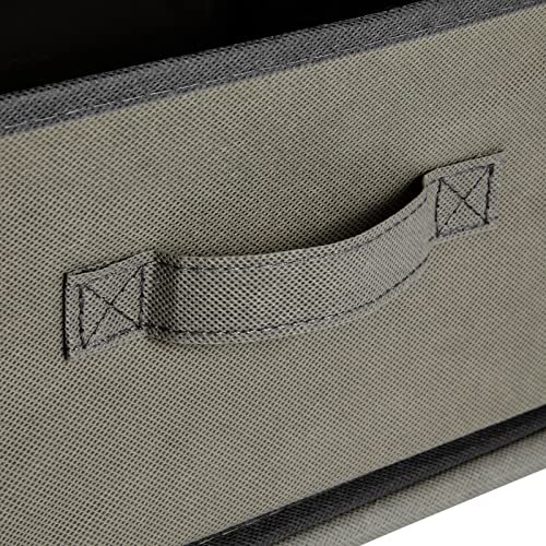 Juvale 4-Tier Dresser for Bedroom - 16.5 in x 13 in x 33 in, Light Gray Fabric, 4 Drawers - Narrow Closet Storage Drawers & Organizer - Steel Frame & Easy Assembly - color: Light Gray