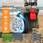 70”L Extender Collapsible Wagon, Extra Long Foldable Wagon Cart with Extended Tailgate, Heavy Duty Rolling Utility Cart with All-Terrain Big Wheels for Transport Sports Beach, Black - size: 360L