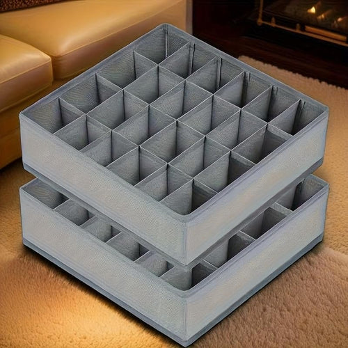 1Pcs Sock Drawer Organizer Divider Underwear Organizer, 24 Cell Closet Organizers and Storage Organizer Sock Holders Organizers for Storing Socks, Handkerchiefs, Ties, Belts
