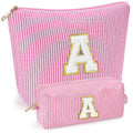 mibasies Graduation Gifts for Teen Girls Girlfriend - Mothers Day Gifts for Mom - 2PCS Gifted Box Makeup Bags - Cosmetic Bag for Travel Toiletry - Teen Girl Gifts Trendy Stuff Teacher Gift - Pink A - color: Pink, style: A