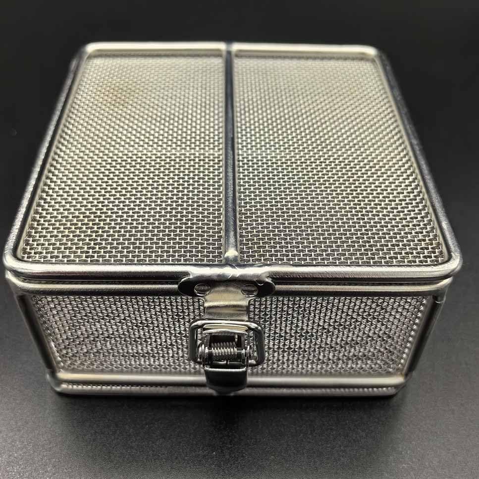 Carligo Ultrasonic Cleaner Baskets for Small Parts, Mini Mesh Basket for Steam Jewelry Cleaner Ultrasonic Machine, Stainless Steel Mesh Ball for Sonic Jewelry Cleaner Solution （4" x 4" x 2"） - size: 4" x 4" x 2"